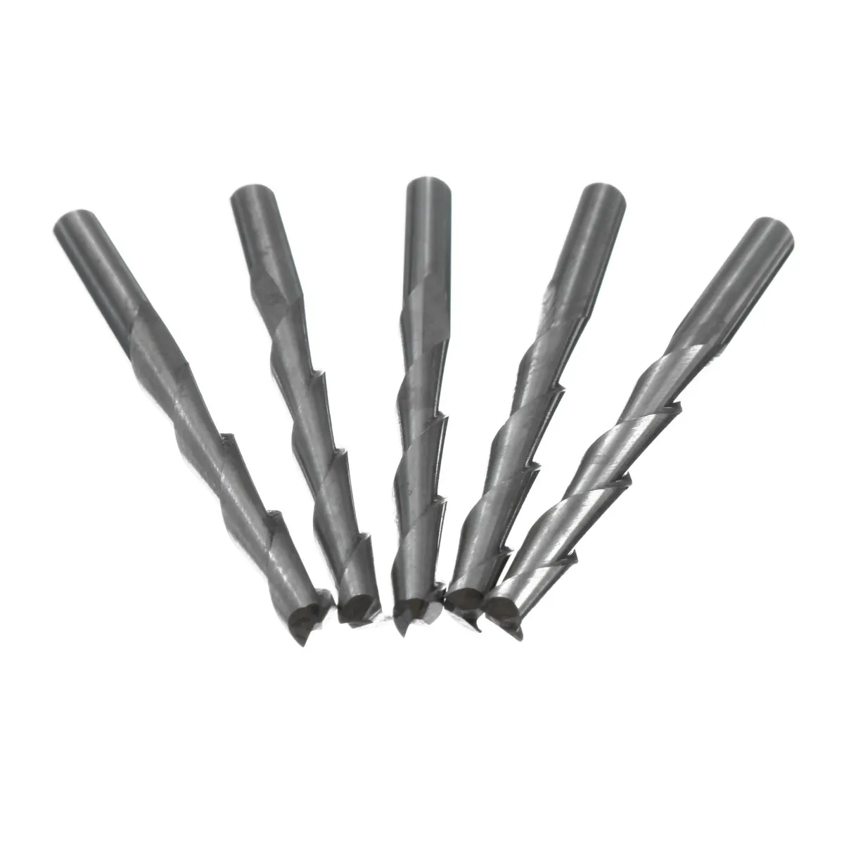 3.175mm Carbide CNC 2 Flute Spiral Bits End Mill Router 22mm CEL Milling Cutter