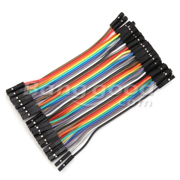 120pcs 10cm Female To Female Jumper Cable Dupont Wire For