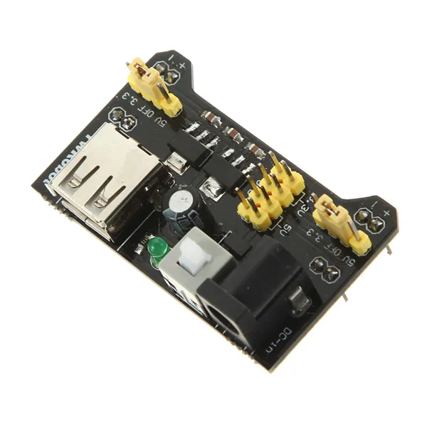 MB102 Breadboard Power Supply Module Adapter Shield 3.3V/5V MB102 Breadboard Power Supply Module Adapter Shield 3.3V/5V