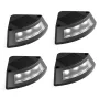 4Pack Outdoor Solar Lights Yard Lamp Landscape Decor Villa Balcony Garden Wall Step Lamps Stair Light