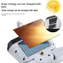 Multi Light Sourch Multifunctional Flashlight Solar Power Bank Outdoor USB Folding Camping LED Light Magnetic Work Light Warning Lamp
