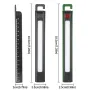LED+COB Medical Handy Pen Light USB Rechargeable Mini Nursing Flashlight 600mAh Power Display Pocket Penlight Torch for Doctor Nurse Diagnosis