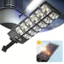 360LED Motion Sensor Solar Street Light Outdoor Home Garden Light Super Bright Waterproof Remote Control Human Body Induction 3 Lighting Mode
