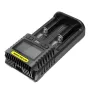 NITECORE UM2 LCD Display 5V/2A Lithium Battery Charger USB QC Smart Rapid Charger For AA AAA 18650 21700 26650