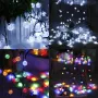9.5m USB+Solar Powered 50 LED String Light Outdoor Garden Path Yard Waterproof Decor Lamp