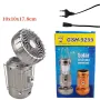 Tevorex Solar Portable Camping Lanterns Electric Fan Light Built-in Battery Solar Power Hanging Tent Rechargeable Outdoor Emergency Lamp with Fan
