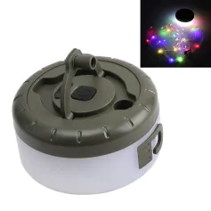 Portable USB Rechargeable Camping Lantern with Retractable 8m LED Strip 5 Modes IP67 Waterproof