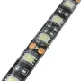  Tira flexible de luces LED 5050 impermeable de 1 m para fondo de PC, carcasa de ordenador, 12 V CC