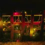 Elfeland LED Solar Lawn Lights with Built-in 8m LED Light String Waterproof Outdoor Pathway Patio Backyard Villa Garden Decoration Light
