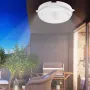 100/60W LED Solar Ceiling Light Pendant Light Outdoor Indoor Solar-Power Lamp With Line Corridor Light For Garden Decoration