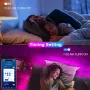 Kit Jalur LED RGB 5050 Kawalan Jauh Bluetooth 5V 30 LED/m Pelekat Lampu Jalur Boleh Potong Fleksibel IP20 untuk Hiasan Rumah 1m 2m 5m 10m