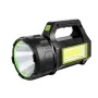 Bikight Solar Flashlight for Emergencies Search LED Solar Camping Lights Multifunctional Flashlight Power Bank