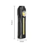 BIKIGHT Magnetic COB Flood Working Light Portable LED Flashlight USB Rechargeable 3 Lighting Modes Emergency Torch Repair Lamp