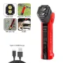 Bikight LED COB 600LM 180° Rotation Multifunctional Magnetic Flashlight USB Rechargeable Work Light Lanterna Hanging Lamp