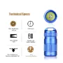 TANK007 E15 AI Outdoor Super Bright LED Flashlight Keychain Night Riding Camping Hiking Hunting & Indoor Activities Use
