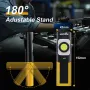 Warsun W05 USB Rechargeable Work Light with Magnetic Base, Portable Flashlight with Clip, Hook and 180° Rotation Stand Lighting for Car Repair Machine Emergency Job Site