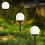 2PCS Solar Lawn Light Round Ball LED Lawn Light Courtyard Garden Park Outdoor Solar Lawn Light IP65 Waterproof