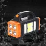 Portable Solar LED Flashlight With COB Work Lights USB Rechargeable Handheld Camping Light 4 Lighting Modes Outdoor Powerful Solar Torch Light