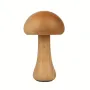 LED Night Light With Touch Switch Wooden Cute Mushrooms Bedside Table Lamp For Bedroom Childrens Room Sleeping Night Lamps