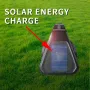 WARSUN DA03 Solar Rechargeable Energy Camp Flashlights ABS Portable Waterproof Torch Work Light Outdoor Hiking Camping Searchlight