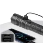 BIKIGHT XHP70 1500LM 300m ultraheldere, sterke zaklamp, krachtige LED-zaklamp, type C, oplaadbaar, telescopisch zoomobjectief