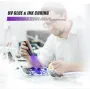 TANK007 UV03 High Power UV 365nm LED Flashlight NDT EDC Portable Blacklight Powerful Torch Detector