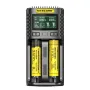 NITECORE UM2 LCD Display 5V/2A Lithium Battery Charger USB QC Smart Rapid Charger For AA AAA 18650 21700 26650