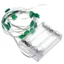 2M 18 LED Battery Operated Xmas Four leaf Clovers String Fairy Lights Party Wedding Christmas Decor