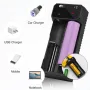 [US Direct] I2 Dual-Slot USB Charging Li-ion Battery Charger Quick Charging For Flashlight RC Toys Home Tools Batteries