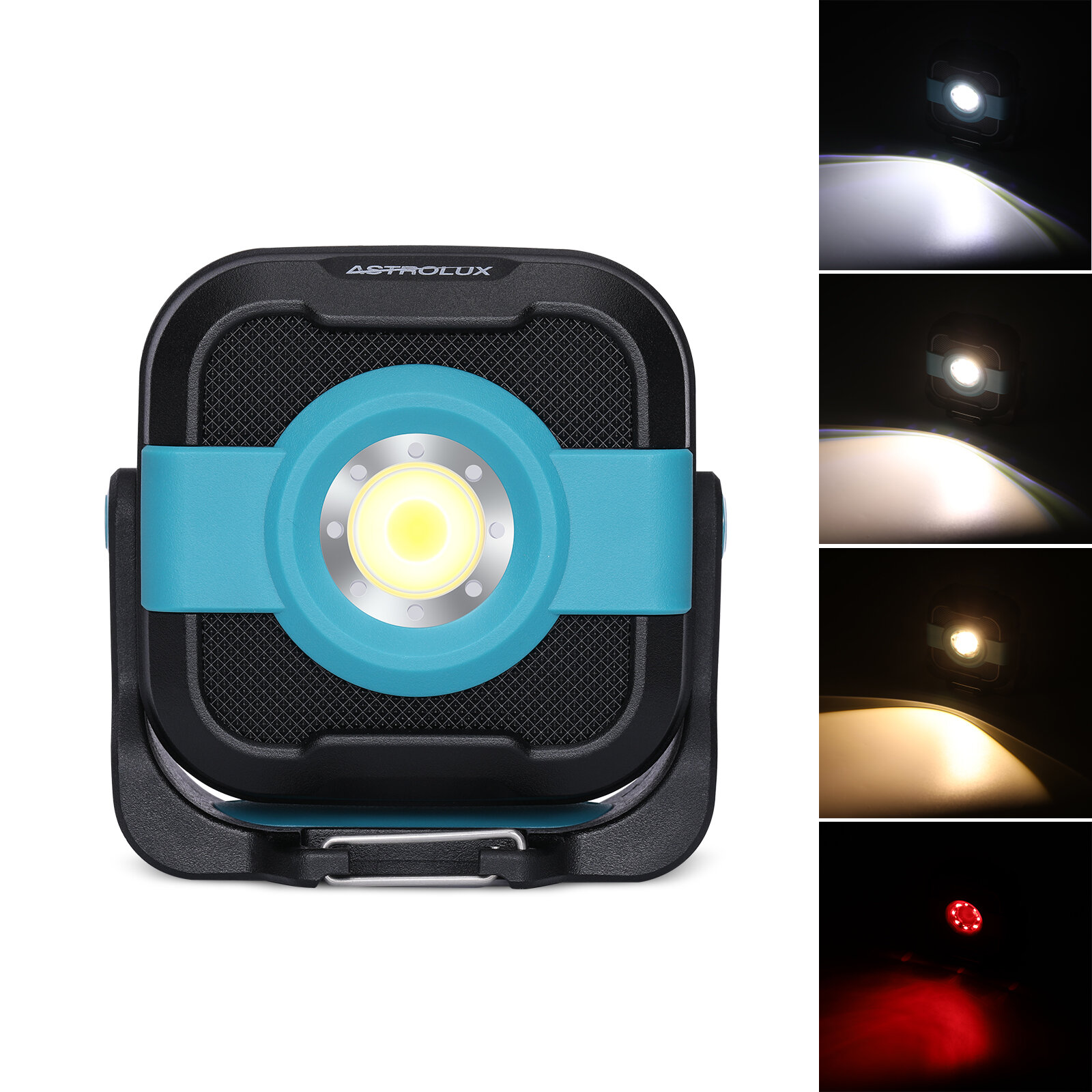 Astrolux® WL01 1000LM Work Light Super-Bright Type-C Rechargeable Camping Lamp with 9000mAh Power Bank 2600-6000K Dimmable Construction Spotlight with IP65 Waterproof Portable Floodlight Search Light for Power Cuts, Tent, Camping, Emergencies etc