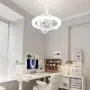 E27 50W 220V Ceiling Fan Bulb With LED Light And Remote Control Chandelier RGB Color Dimmable Ventillator Lamp For Home Lighting