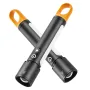 1000LM Super Bright LED Tactical Flashlights with COB Sidelight, 21700 Battery, USB Rechargeable Telescopic Zoom Best Small LED Torch IPX4 Waterproof for Camping Emergency