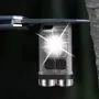 V3 Mini Keychain Flashlight Dual LED Head Type C Charging IP65 Waterproof 900LM Small Keyring Rechargeable Torch Light