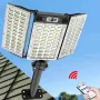 560LED Powerful Outdoor Solar Lights Motion Sensor Waterproof Wall Lamp Remote Control Garden Street Light