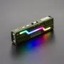 LUMINTOP MoonBox 3.0 1200LM 112M Range Multi-function Smart Flat EDC Flashlight LED Screen Mini RGB Atmosphere Light 365nm UV Light USB-C Charging Strong Magnetic Side Working Light for Hiking Camping Outdoor Emergency