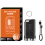 V3 Mini Keychain Flashlight Dual LED Head Type C Charging IP65 Waterproof 900LM Small Keyring Rechargeable Torch Light
