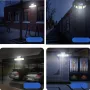 Solar Outdoor Lights Motion Sensor LED Flood Light 280LED 3500 Lumen 3 Modes Waterproof Solar Security Lights With Remote Control Exterior 5 Heads Wall Light