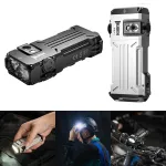 WUBEN X2 Pro 1500 Lumens EDC Rechargeable Flashlight Multi Purpose Heavy Duty Tactical Flashlight With Sidelight Portable Cycling Light Clip Headlamp UV RGB Emergency LED Torch Waterproof Camping Hiking Light