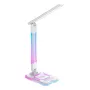 Foldable Multifunction LED Gaming Desk Lamp Dimmable Reading Light with RGB Ambient Light & Wireless Charger