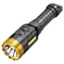 BIKIGHT 885 LED+COB 500m Long Range Strong ABS Housing Flashlight With COB Side Light Type-C USB Rechargeable Portable LED Torch Lamp Powerful Spotlight