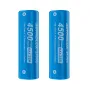 Lot de 2 batteries lithium-ion Astrolux E2145 4500 mAh 28 A 3,7 V 21700, rechargeables, non protégées, à forte consommation, pour lampes de poche Jetbeam, Nitecore, Lumintop, Fenix, Olight, jouets télécommandés, vélos électriques