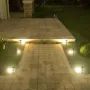 4LED Spotlight Lawn Solar Spotlight 600mAh Lithium Battery Outdoor Solar Power Lamp with Automatic On Off Sensor Waterproof Garden Lamp