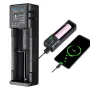 Astrolux® MC01 2 in1 USB Charging Mini Battery Charger Portable Mobile Phone Power Bank Current Optional Charger For 18650 21700 26650 14500 Li-ion Battery