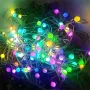 10M 100LED Bluetooth Controlled LED String Lights USB Powered Waterproof RGB Strings for Holiday Event Party Decoration