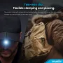 CYANSKY P10 Portable AA Battery LED EDC Flashlight High-Power Infrared Tactical Torch LED Specially Designed for Night Observation Tactical Tasks