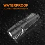 TUNENGE S15 650LM Mini Porable LED Keychain Flashlight USB Rechargeable Pocket Light Waterproof Emergency Outdoor Camping Fishing Lighting
