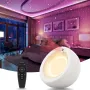 Elfeland Star Projector Night Light with Remote 7 Colors RGB Dimmable Bedside Lamp Timer Starlight Effect Mood & Gift Lamp