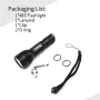 Lanterna LED Mateminco X6S 3*LED 3000LM ultra brilhante EDC, lanterna tática de pequeno alcance, bateria 18650, mini lanterna, holofote de busca potente