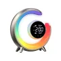 Colorful White Noise Dual Alarm Clock Wake-Up Night Light Touch RGB Bedside Colorful Atmosphere Light