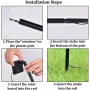 Solar Christmas Stake Light Outdoor Solar Garden Light Solar Landscape Pathway Light For Lawn Patio Yard Waterproof